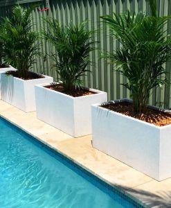 Lightweight Terrazzo trough planter