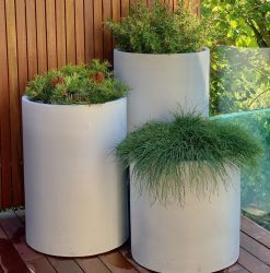 Tower Outdoor Pot By Mosarte Garden Living