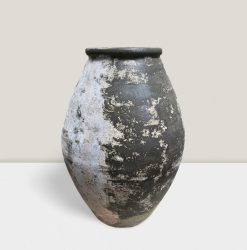 Woodfired Stone Crete Pot by Mosarte Garden Living